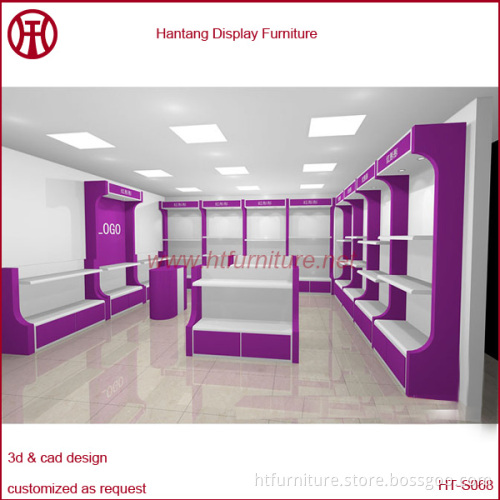 Fashion decoration Shoes shelf display shop Interior design